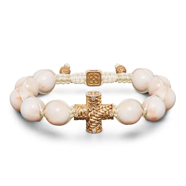 Holy Communion Cross Bracelet with Turquoise