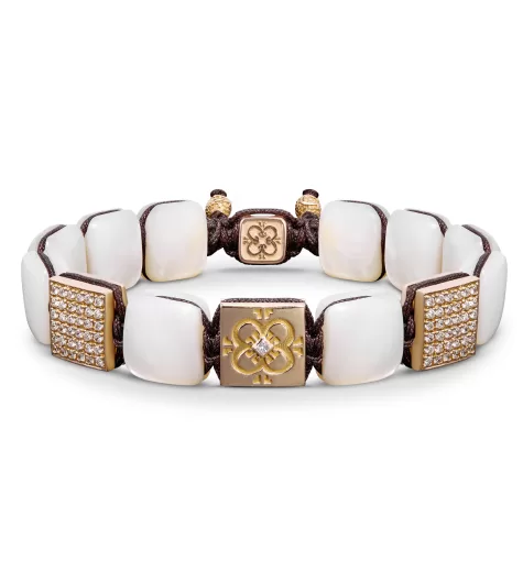 Zωphora Bracelet with Mother of Pearl